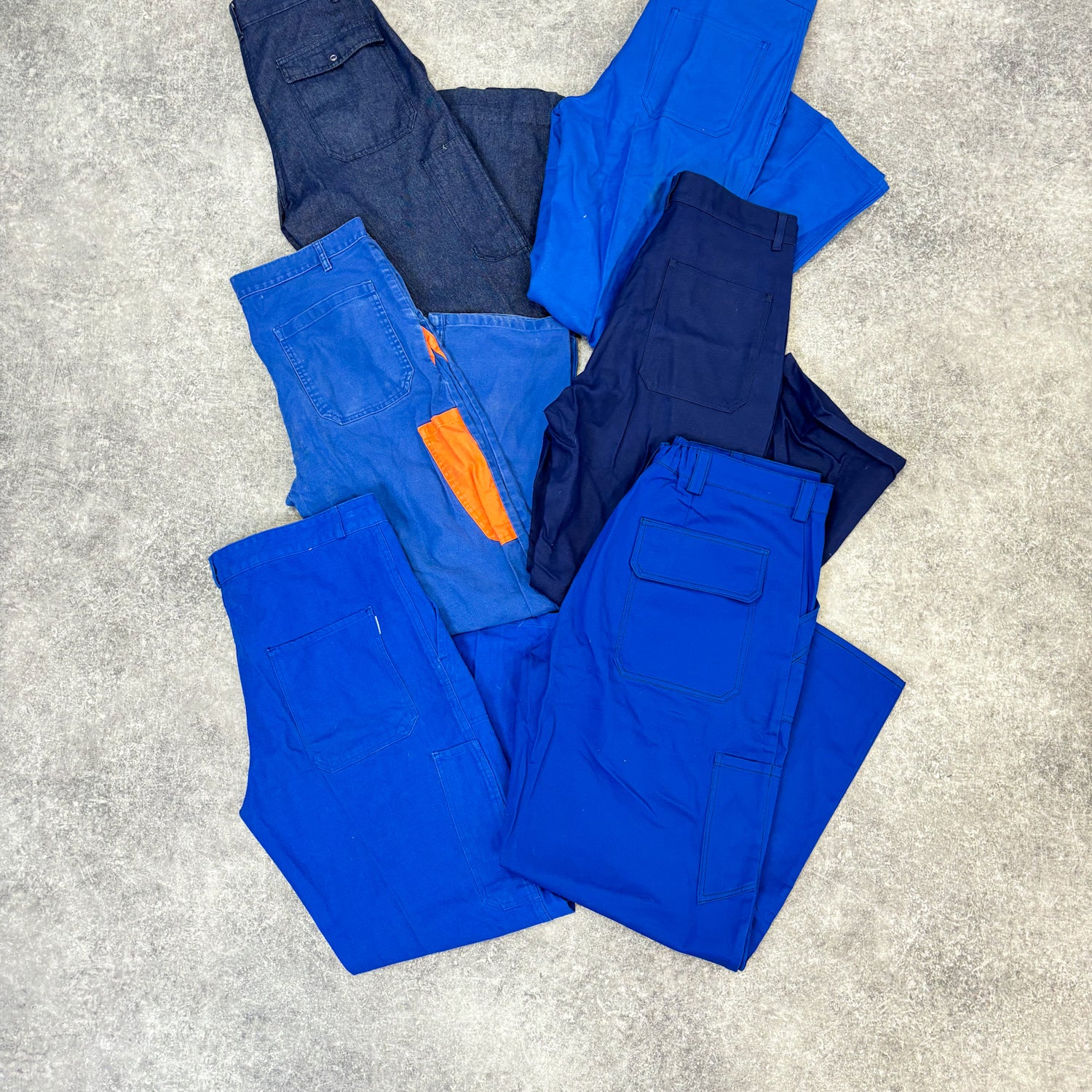 bleu-pantalon-travail-technique-homme-mecanique-cargo-salopette-combinaison