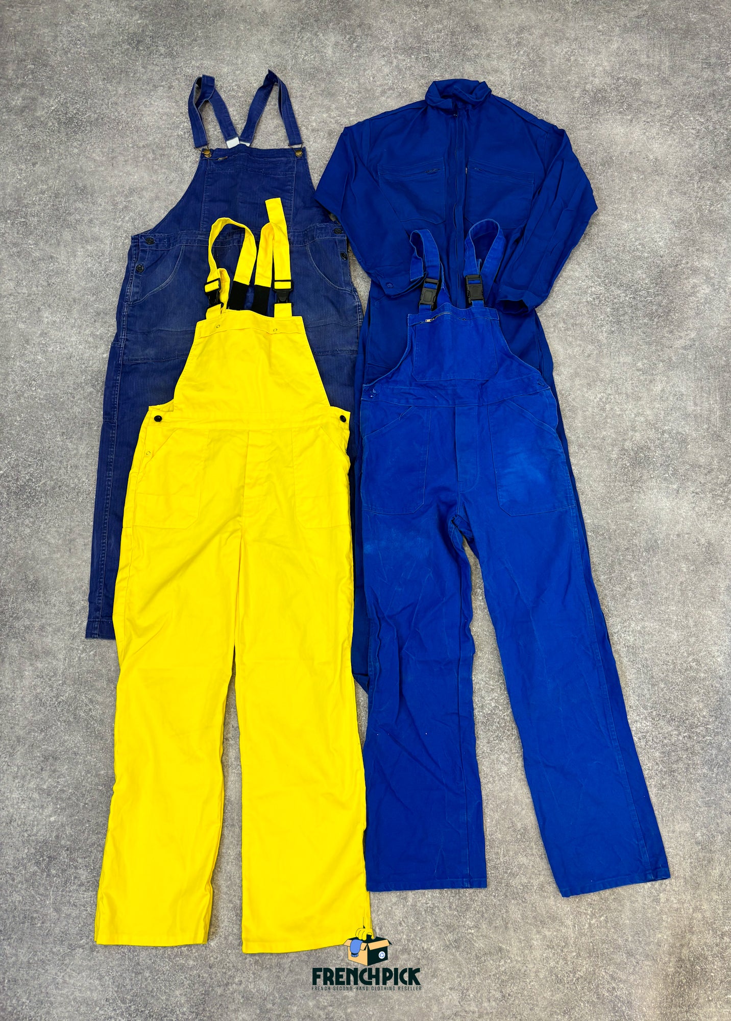 bleu-pantalon-travail-technique-homme-mecanique-cargo-salopette-combinaison